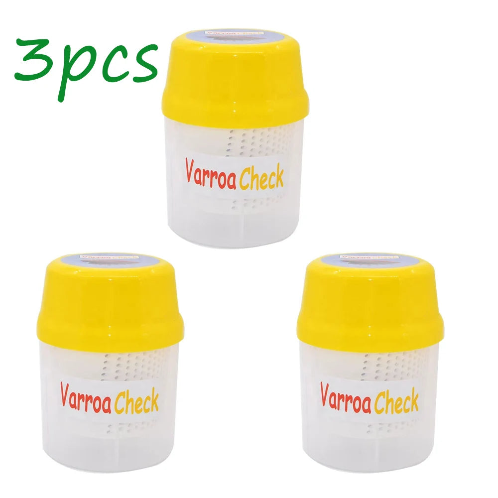 Beehive Varroa Test Varroa Shaker Comfortable To Use for Beekeeping Beekeeper Mite Measuring Beekeeper Tool - AMULET RING STORE