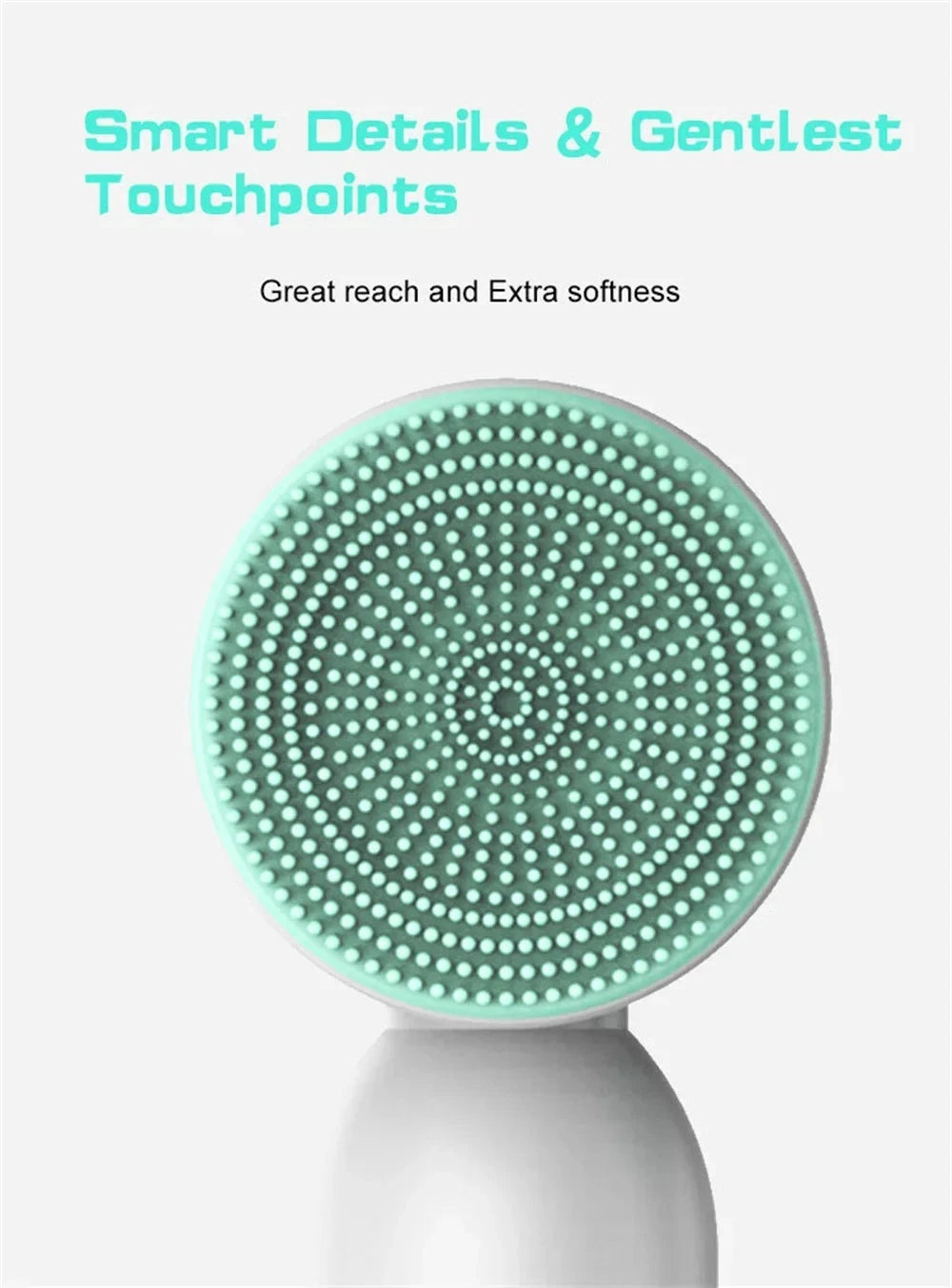 6 In 1 Electric Cleansing Brush Sonic Rotating Cleansing Brush Facial Clean and Remove Acne Pore Skin Rejuvenation Beauty Care