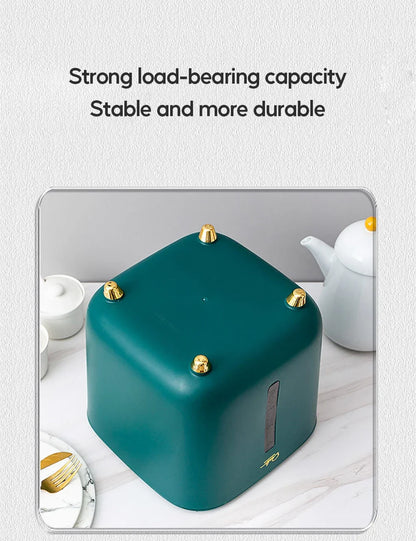 Moisture Proof Insect Proof Rice Box 5/10KG Grain Sealed Jar Kitchen Container Bucket Storage Pet Dog Food Box with Bullet Lid