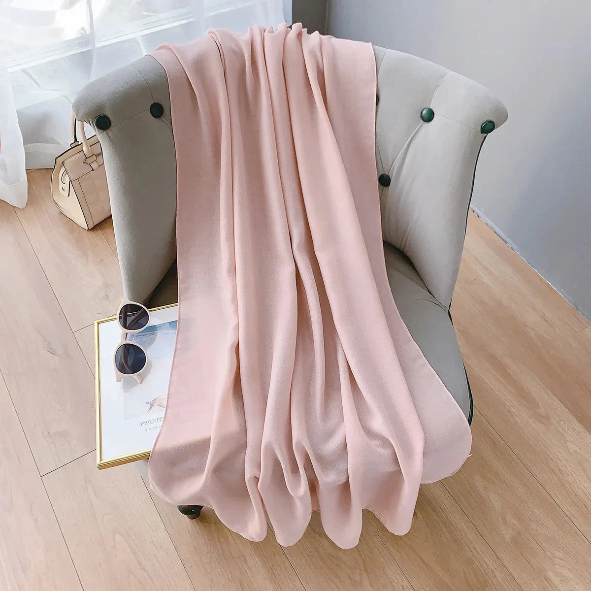 New Solid Cotton Scarf for Women Winter Warm Tassel Linen Pashmina Scarves Hijab Lady Foulard Shawls Wraps Female Bandana
