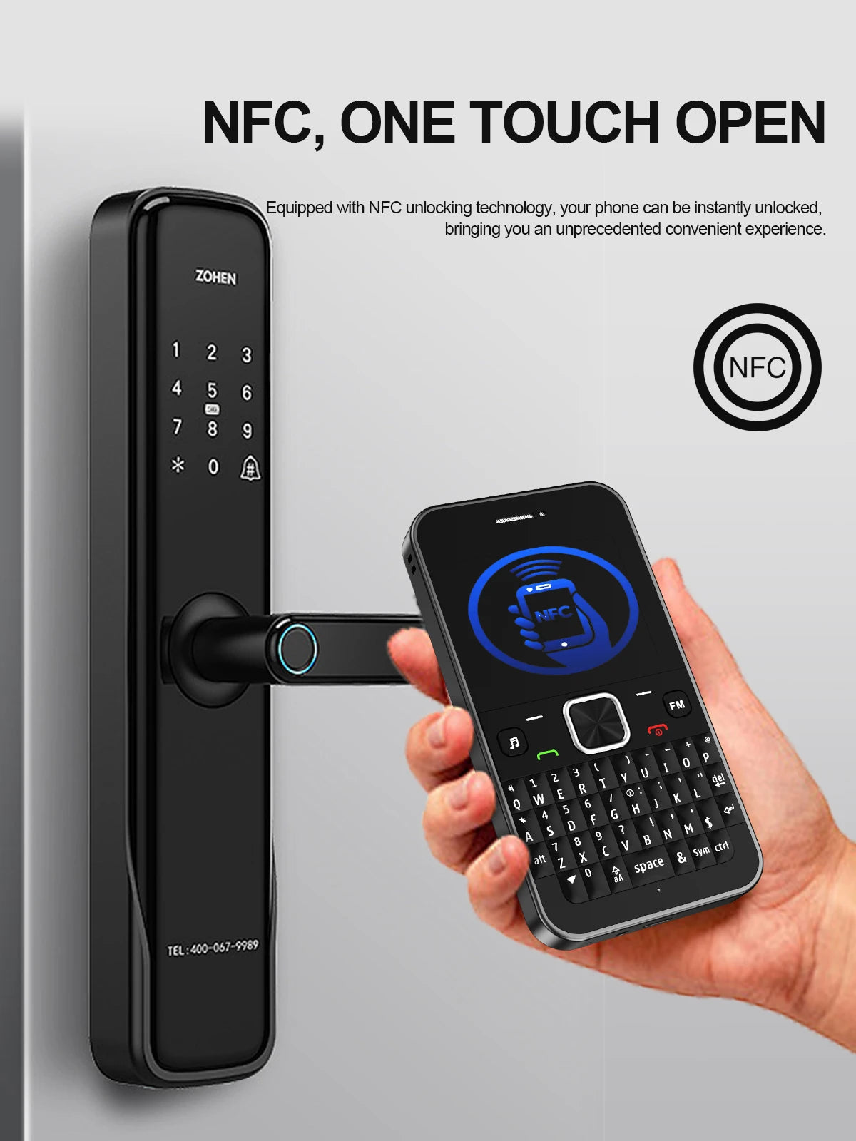 SERVO 4 SIM Card 4 Standby QWERTY Keyboard Mobile Phone Speed Dial Blacklist FM Radio Flashlight 2G GSM Cellular Cellphone TypeC