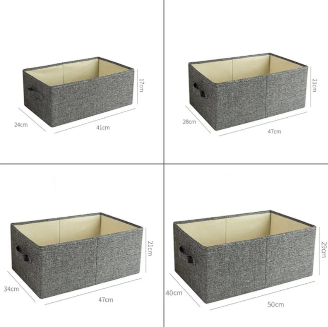 Large Foldable Storage Box Organizing Box For Closet Storage Clothing Storage Box Folding Storage Box For Home Office Storage - AMULET RING STORE