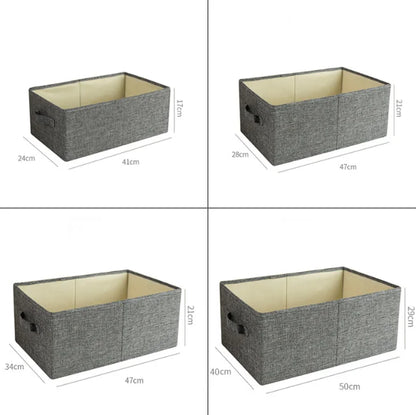 Large Foldable Storage Box Organizing Box For Closet Storage Clothing Storage Box Folding Storage Box For Home Office Storage - AMULET RING STORE