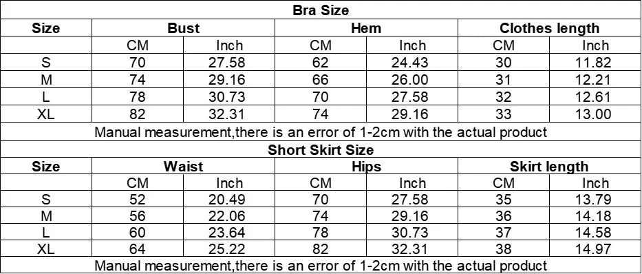 Sports Yoga Set 2 Pieces Women Tracksuit Sportswear Workout Running Clothing High Waist Short Skirt Sports Bra Athletic Wear
