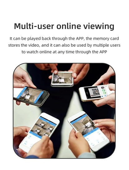 Xiaomi 4K HD Mini Camera Wireless Smart Surveillance Wifi Camera Home Remote Monitoring High-definition Night Vision 2025 New - AMULET RING STORE
