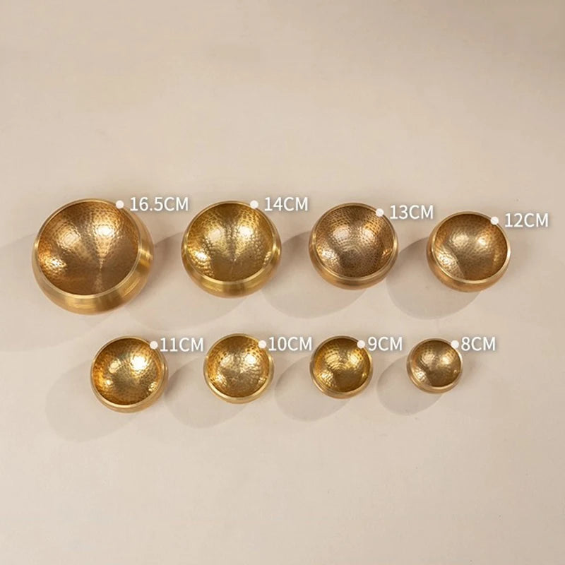 Nepal Singing Bowl Handmade Copper Bowl Sound Healing Yoga Meditation Professional Original Tibetan Bowls Buddha Instrument - AMULET RING STORE