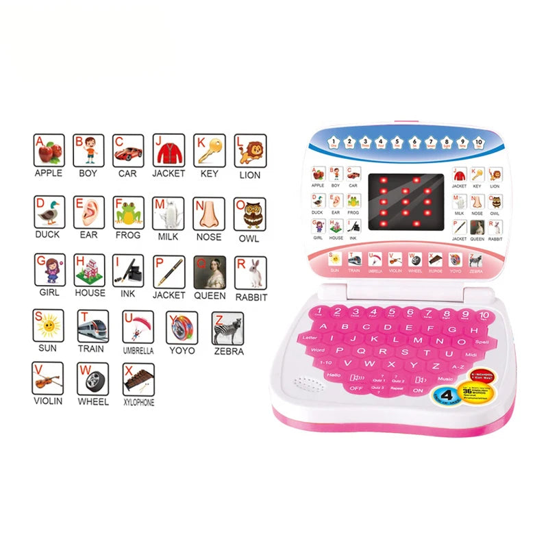 Kids Educational Learning Computer - Electronic Toy - AMULET RING STORE