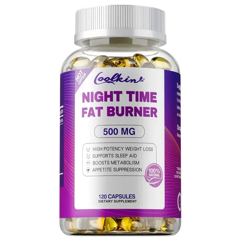 Night Time Fat Burning Capsule - Supports Immune System Health, Appetite Suppression, Healthy Weight Management - AMULET RING STORE