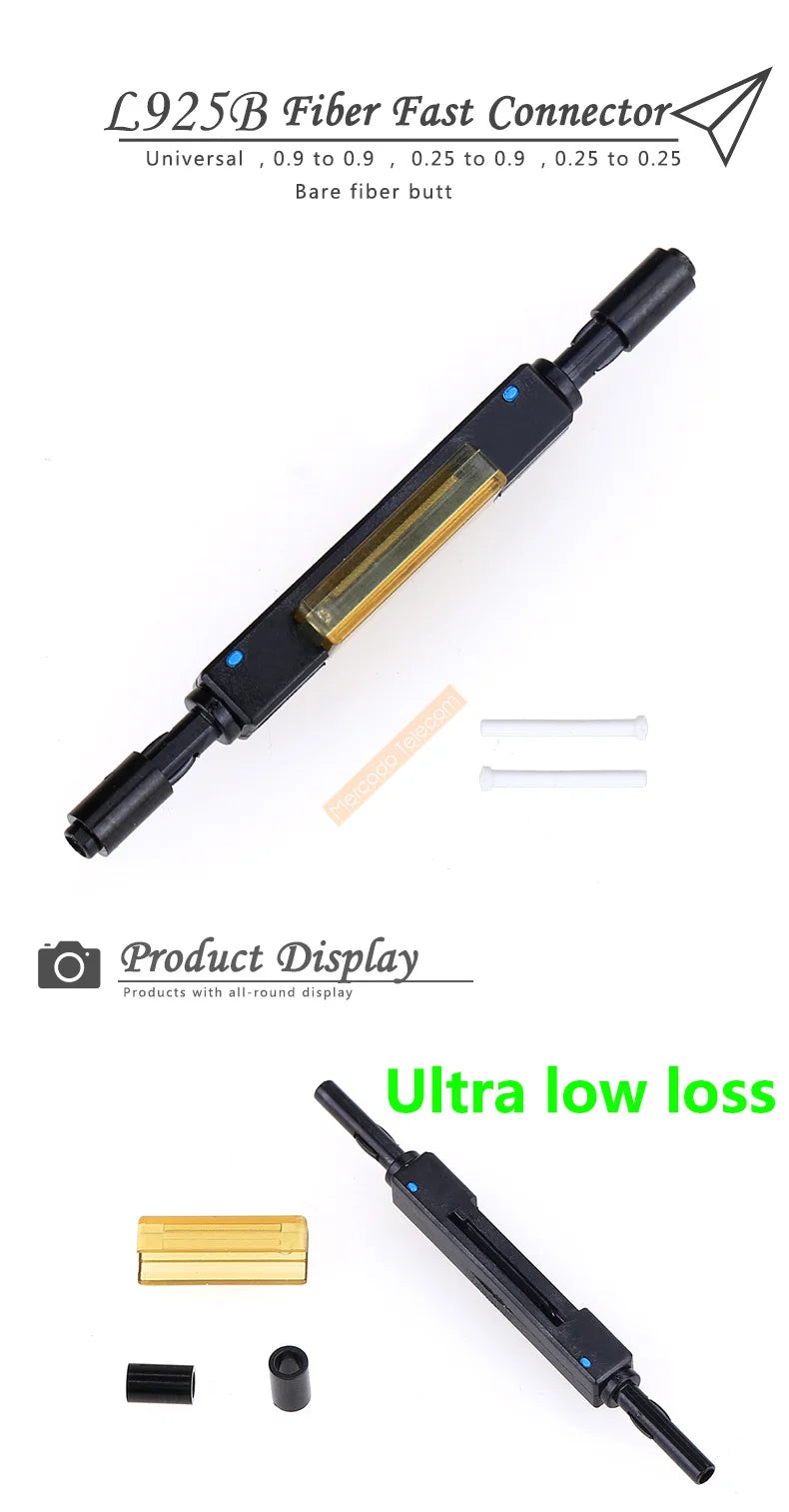 Brand New L925B Fiber Optic Quick Connector Optical Fiber Mechanical Splice for Drop Cable cold connector - AMULET RING STORE