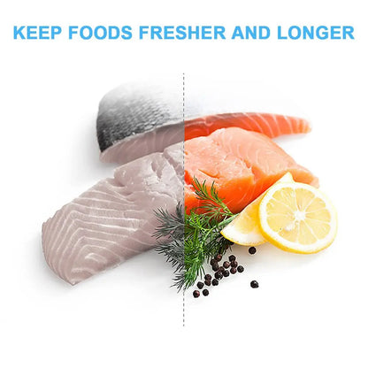 Cordless Electric Vacuum Bag Sealer Pump, Portable USB Charge Vacuum Compression Machine for Food Clothes Storage Bags - AMULET RING STORE