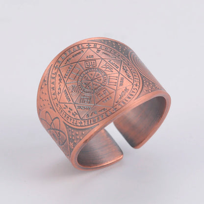 Dawapara Seal of The 7 Archangels Protection Ring Amulet AMULET RING STORE