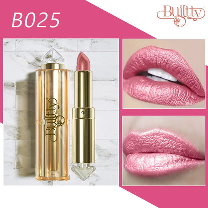 Mother Day Gift Makeup Beauty Matte Lipstick New Brand Cute Long Lasting Waterproof Lipstick Gliter Nude Colors - AMULET RING STORE