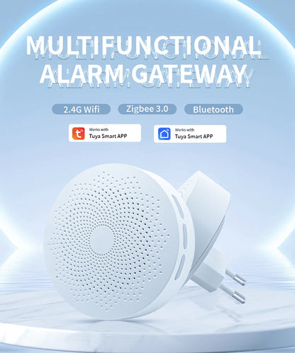 Meian Tuya Zigbee Gateway Multi-Mode Zigbee 3.0 Hub Wifi Bluetooth Gateway Linkage with Water Leak Sensor Door Sensor Smart Home - AMULET RING STORE
