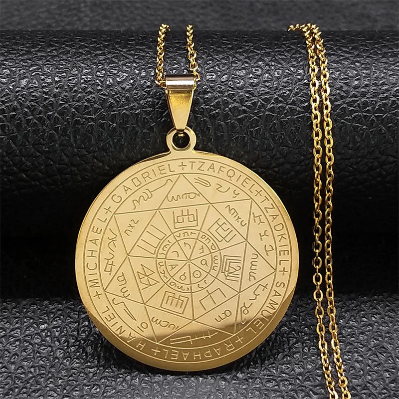 Seal of Seven Archangels and Solomon pendant