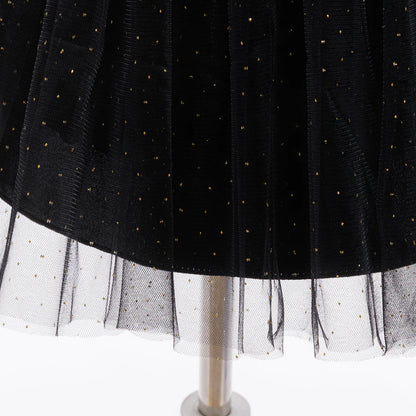 Baby Girl Halloween Costume 0-3 Yrs Little Girl Fantasy Dress Children Pumpkin Skeleton Print Fluffy Gown Kids Cute Orange Frock