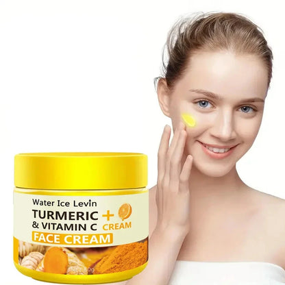 Turmeric Vitamin C Anti-Aging Cream Moisturizing Anti-Wrinkle Collagen Hyaluronic Acid Cream Skin Care Cosmetics 50g - AMULET RING STORE
