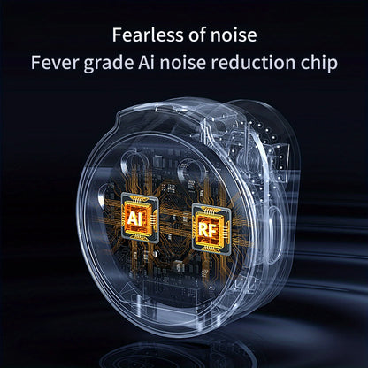 Wireless Lavalier Microphone for Phone iPhone Laptop Devices with Noise-canceling Function to Record Videos During Meetings Mic