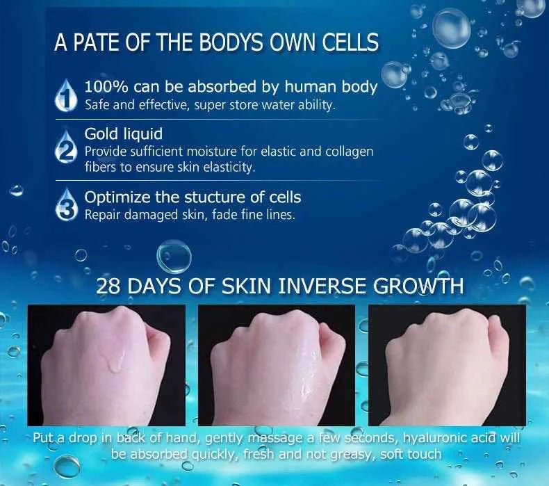 ARTISCARE Serum for Face 8pcs/Lot for Moisturizing Hyaluron Acid Vitamain C Six Peptide Q10 VC Facial Essence Skin Care