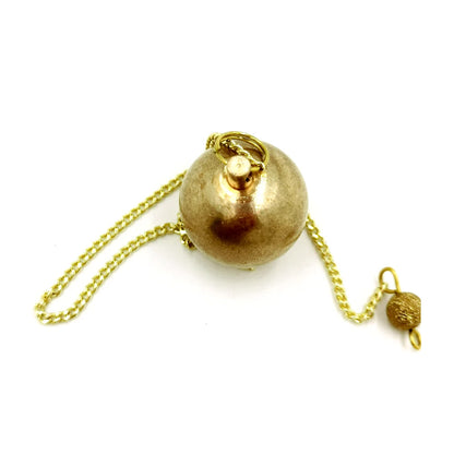 Bronze Metal Copper Spiritual Point Pendulum for Divination Healing Dowsing Wicca Balancing Pointed Cone Pendant Pendulum