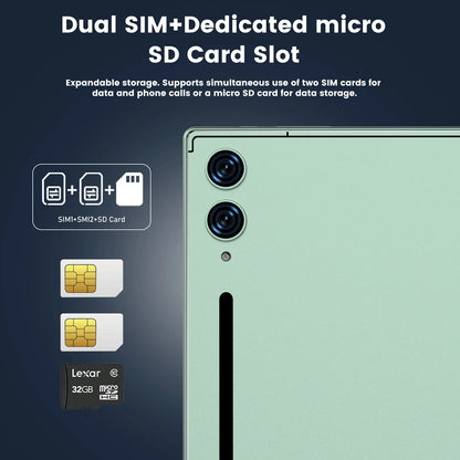 2025 Pad 7s Pro Tablet Android 15 10.1inch Touch Tablets Global Version Original Tablette 16GB+1TB Dual SIM Phone Call 10000mAh