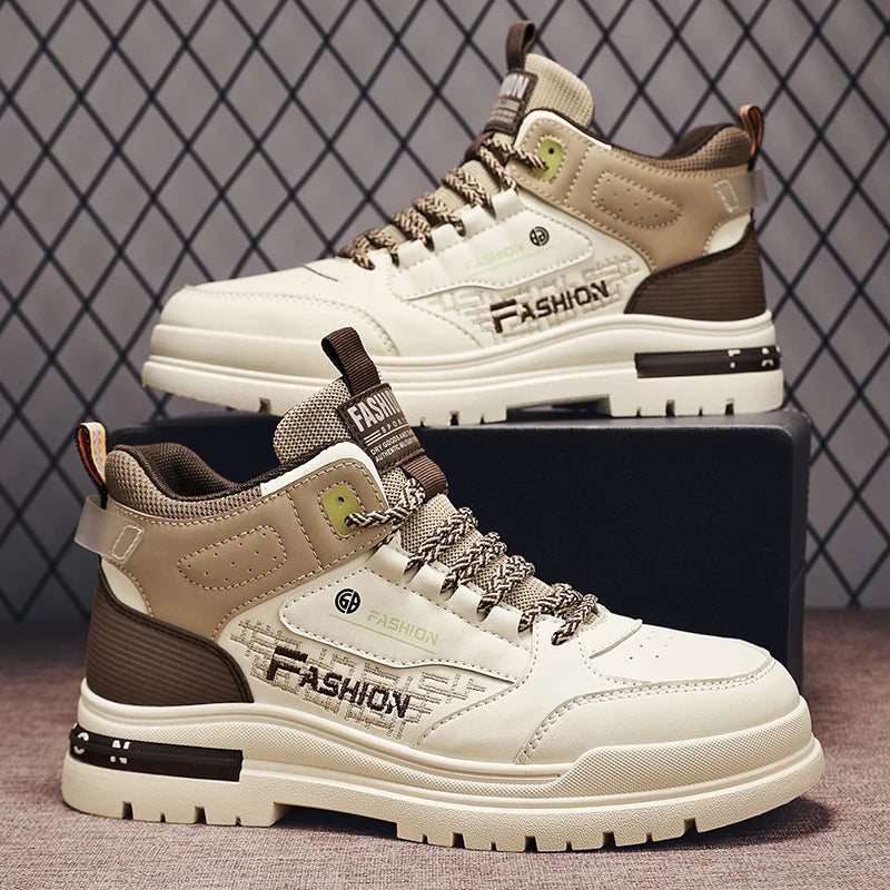 Sneakers Men Casual Autumn Vulcanized Shoes Male Walking Sport Shoes Outdoor Sneakers Male Sneakers Soft Sole Walking Shoes - AMULET RING STORE