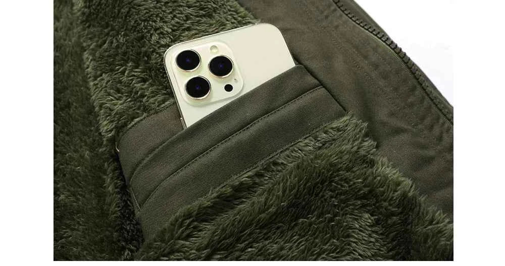 Winter Men's Warm Padded Jackets Fashion Men Fleece Lined Thermal Hooded Coats Men Mountain Ski Windbreaker Jackets Clothing