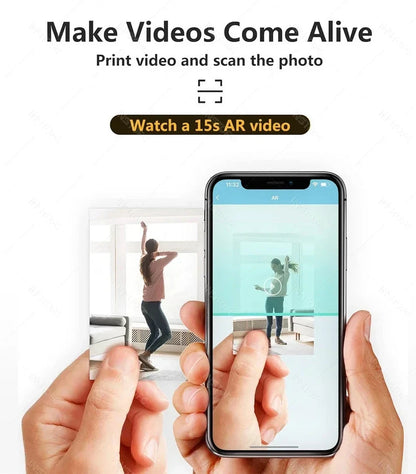 New! MT53 Color Photo Wifi Printer Portable Mobile Phone Mini Bluetooth Handheld Pocket Printing Machine 2x3 inch Sticky-Backed