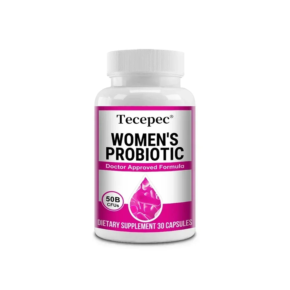 Women's Probiotic 50 Billion CFU, Cranberry Extract, Supports Digestion and Vaginal Health, Urinary Health, 120 Capsules - AMULET RING STORE