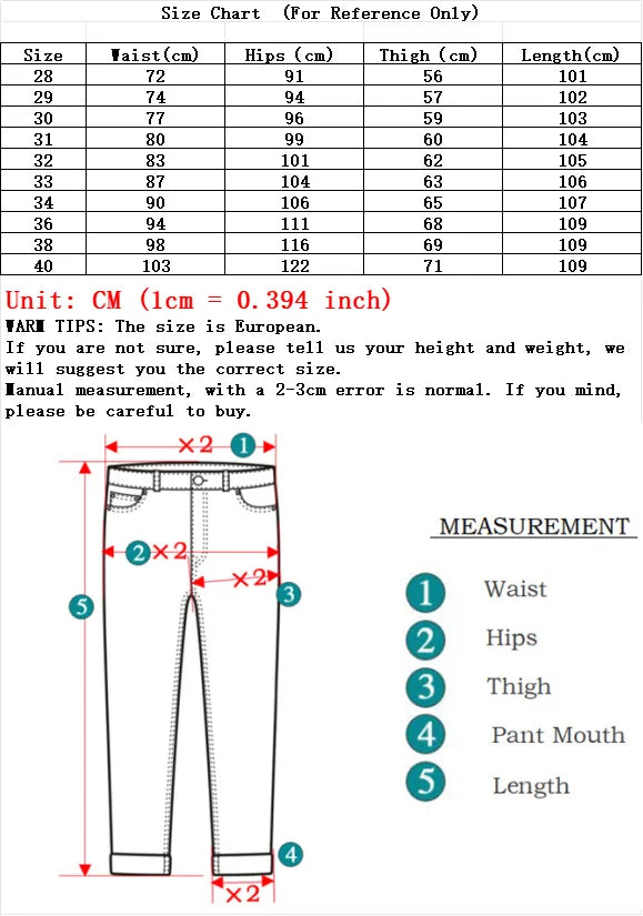 Men New Business Men's Jeans Casual Straight Stretch Fashion Classic Blue Black Work Denim Trousers Male Brand Clothing 28-40