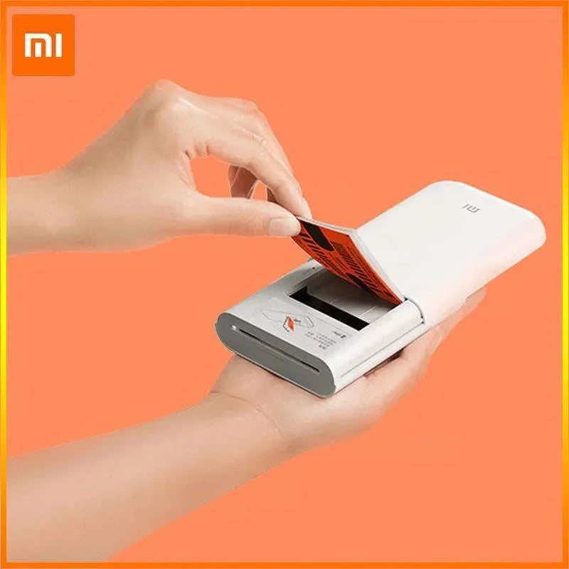 Original 100% Xiaomi ZINK Pocket Printer Paper Self-adhesive Photo Print 50pcs Sheets Xiaomi 3-inch Mini Pocket Photo Printer