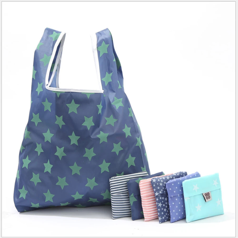 Shopping bag Eco-friendly bag Storage bag shoulder Grocery bags Shoulder Market Bags Reusable foldable Supermarket Shop bags - AMULET RING STORE