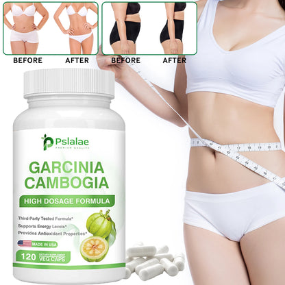Garcinia Cambogia - Metabolism Boosting, Weight Management, Detoxification, Fat Burning - 120 Capsules