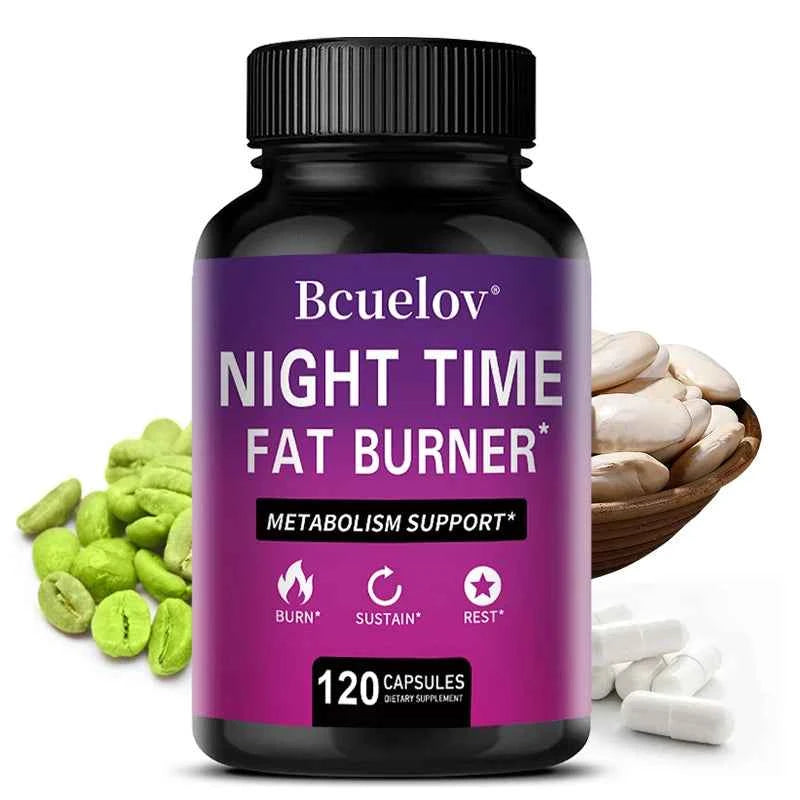 Nighttime Fat Burner - Carb Blocker To Help with Cleansing, Weight Management, Maintaining Energy Levels and Digestive Health