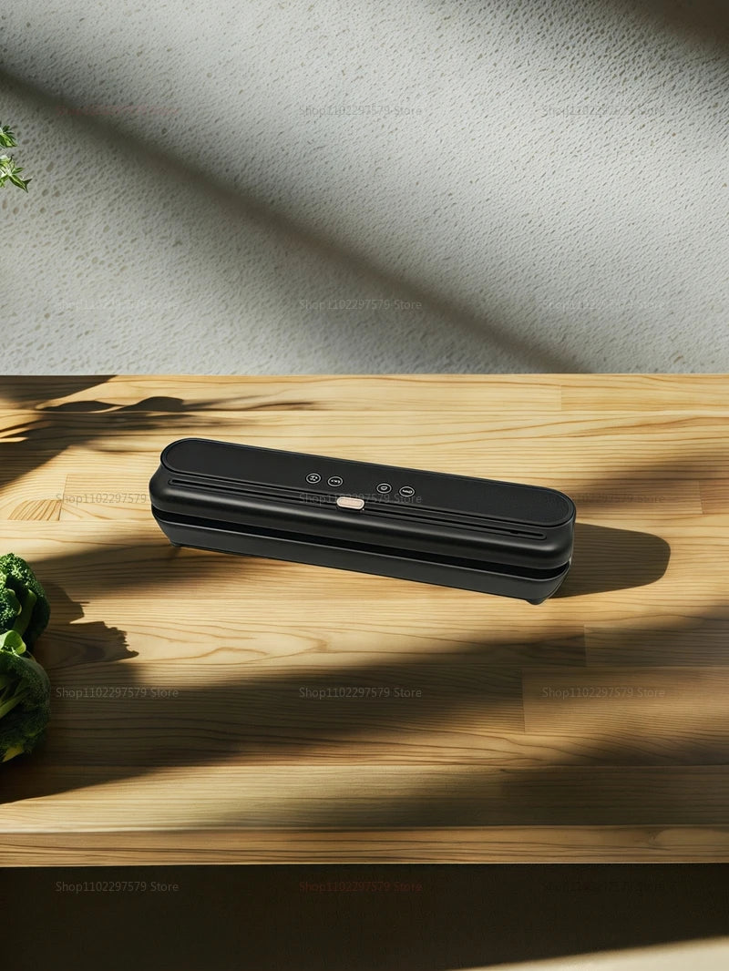 Electric Vacuum Sealer for Home Dry/Wet Food Sealed Packaging Kitchen Food Storage Seal Built-in Cutter Knife Kitchen Tools - AMULET RING STORE