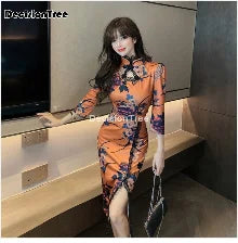 2025 summer new Indian traditional clothing Indian dance costumes improved saree women sexy Indian sequins belly dance dress a6