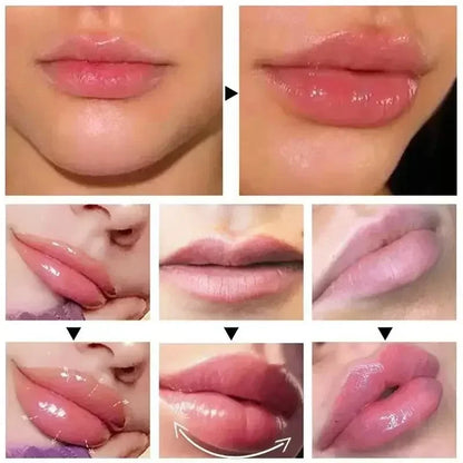 Instant Lip Plumping Essential Oil Fuller Lip Gloss Serum Last Nourishing Anti wrinkle Moisturising Sexy Lip Care Mask Makeup - AMULET RING STORE
