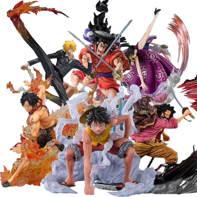4 Emperors ONE PIECE Figure Anime Figure Blind Box Shanks Teach Luffy Buggy Zoro Lucky Box The Best Surprise Box - AMULET RING STORE