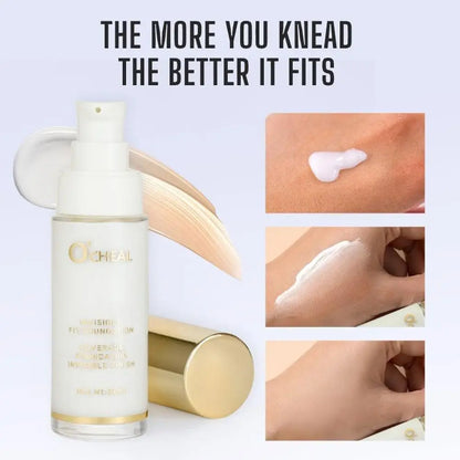 Full Coverage Concealer Temperature Changing Liquid Foundation Smooth Invisible Pores Conceal Facial Beauty Cosmetics - AMULET RING STORE