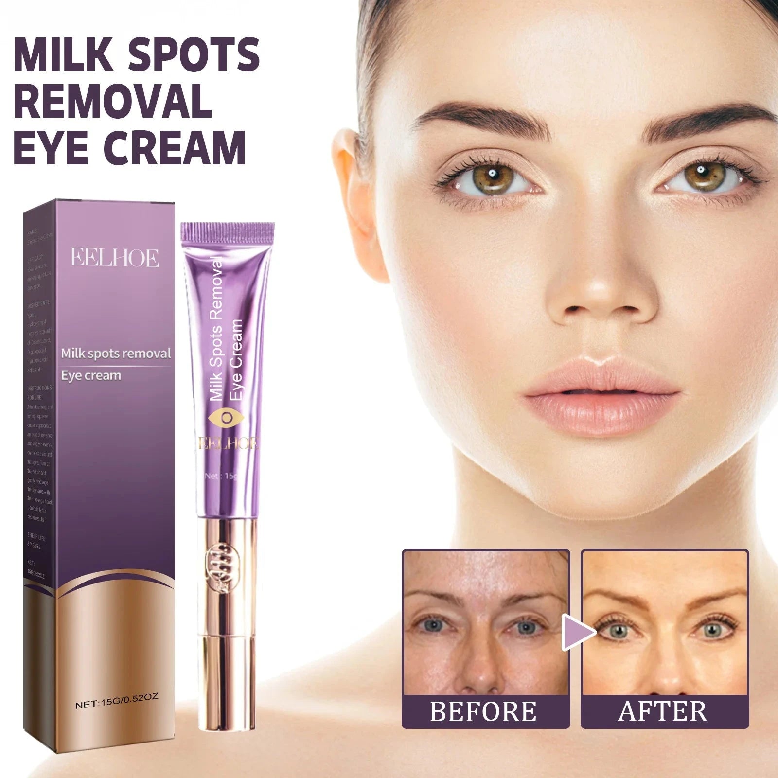 Electric Massage Eye Cream Anti Wrinkle Eye Patches Moisturizing Improve Bags Nourish Area Against Puffiness Bags Hydrate - AMULET RING STORE