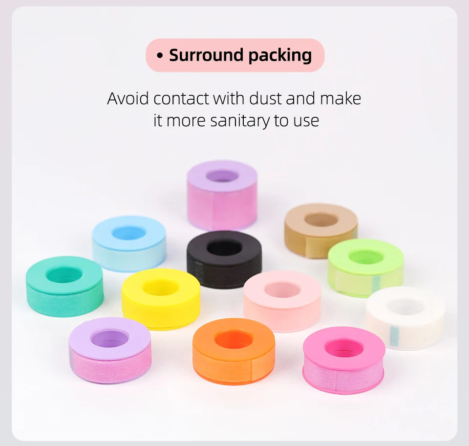 Silicone Gel Tape for Cilia Padding for Lashes Extensions Sensitive Skin Pads 11 Colors Hydrogel Patches for Eyelashes Makeup - AMULET RING STORE