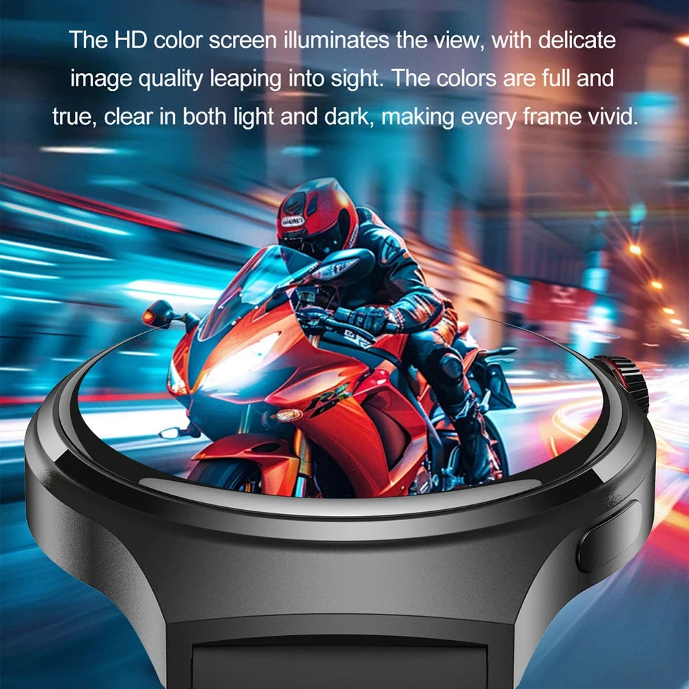 2025 New For HUAWEI GT Series Smart Watch Men AMOLED Screen Heart Rate Health Monitoring Bluetooth Call Business Smartwatch Man