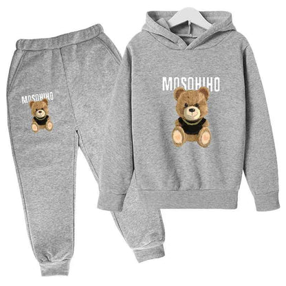 Fall/Winter 2024 Sports Kids Hoodie Set Sunshine Boys & Girls Casual Kids Top + Pants in Multiple Color Options for Ages 3-13