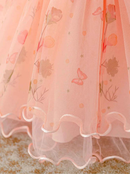 Baby Christening Dress Lace Pageant Christening Dress for Flower Girl Formal Suitable for Birthday Party and Wedding Elegant