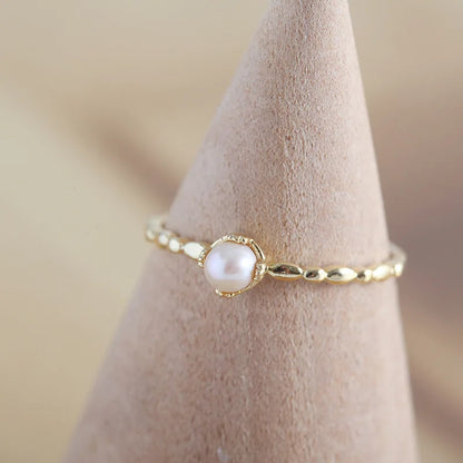 Trend Niche Pearl Ring For Women Ring Wedding Engagement Gift Fashion Custom Jewelry