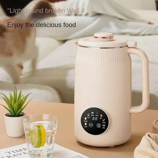 220V Electric Soybean Milk Machine Automatic Intelligent Food Blender Fruit Juicer Water Boiling Kettle Rice Paste Maker - AMULET RING STORE