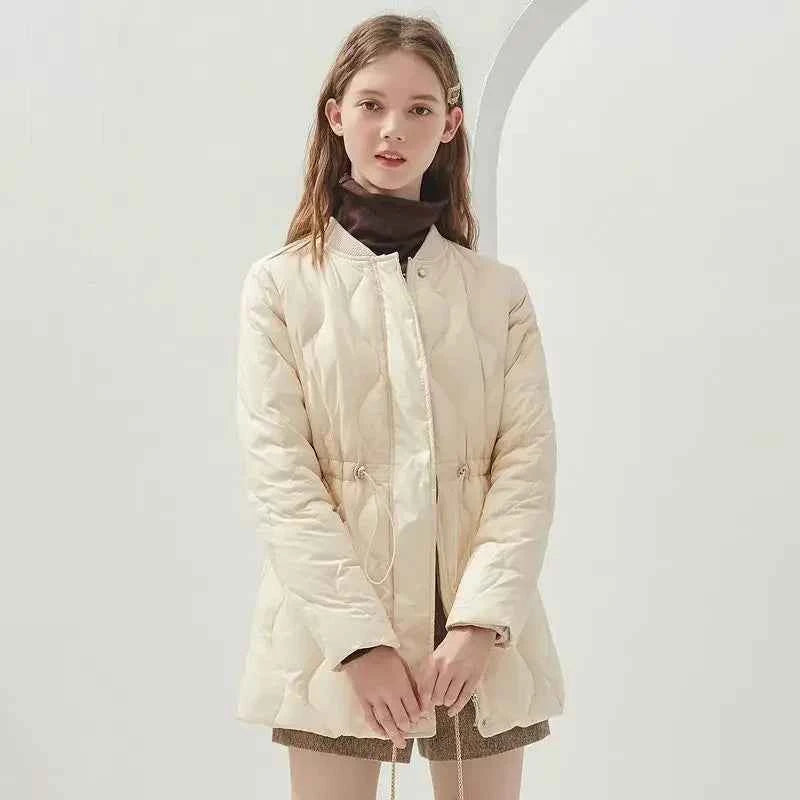 Quilted Padded Overcoat Female Coats Black Duck Down Women's Jacket Thick Padding Long Winter Promotion Offers Elegant Classy In