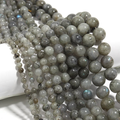 Natural Stone 4 6 8 10 12mm Round Tiger Eye Amethyst Agate Jades Stone Spacer Bead For Jewelry Making Diy Bracelet Needlework