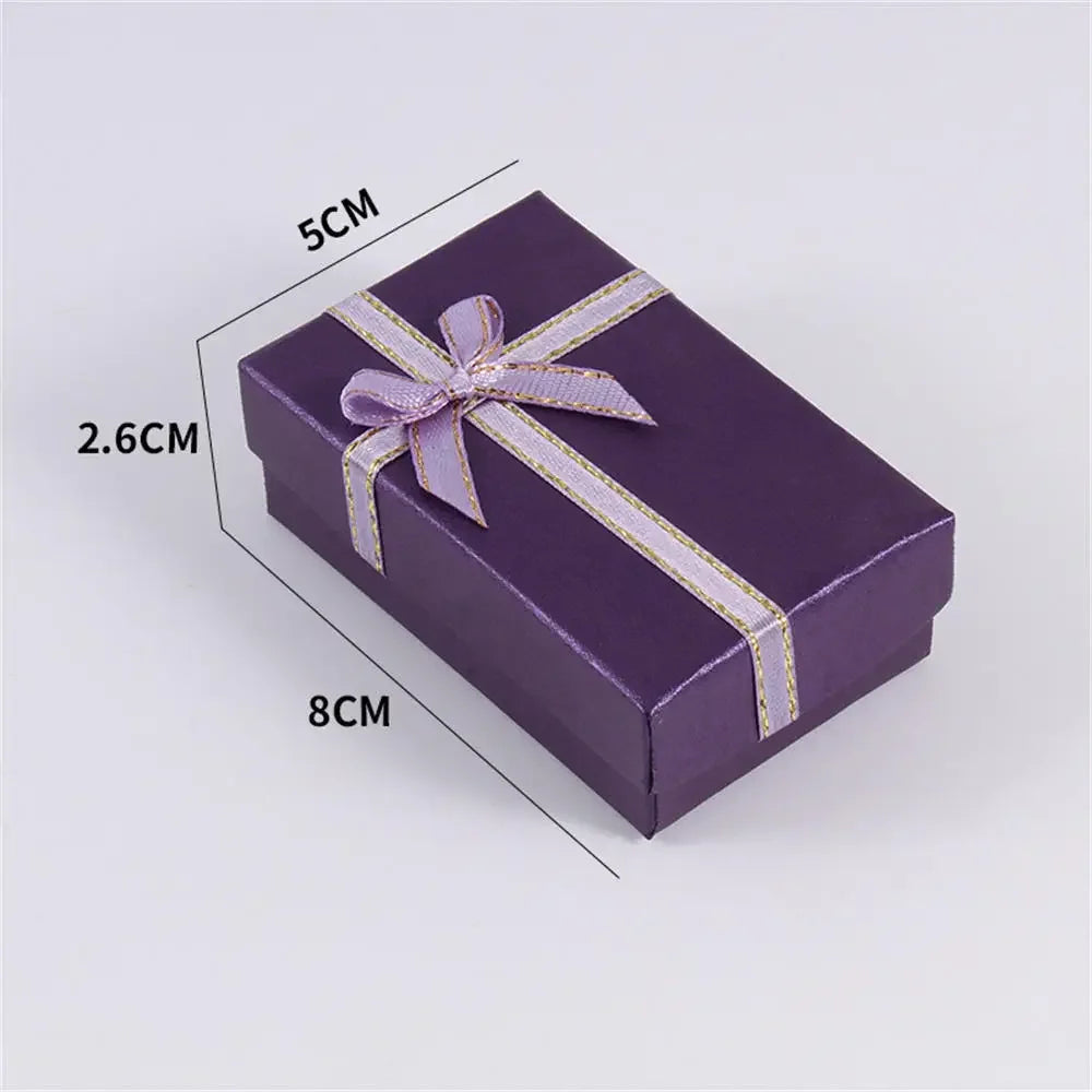 1Pc Thick Kraft Paper Drawer Jewelry Box With Sponge Greet Card for Necklace Bracelet Ring Gift Box Jewelry Packaging Box Joyero - AMULET RING STORE
