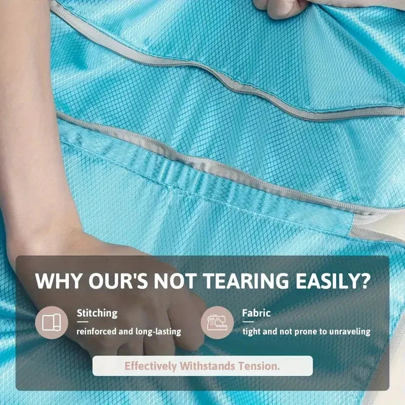 Travel Compression Packing Cubes Suitcase Luggage Organizer Set Zipper Foldable Storage Bag for Clothes Shoes Travel Accessories - AMULET RING STORE