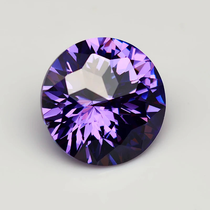 New 5A Quality Round Colored Empire Cut Cubic Zirconia Stones Loose Gemstone for Jewelry Making
